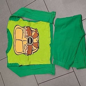 Ninja Turtle Pajamas Size 10